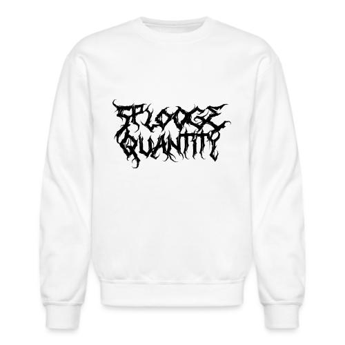 Splooge Quantity (Black Text) - Unisex Crewneck Sweatshirt
