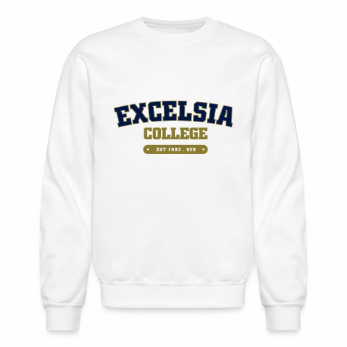Merchandise logo artwork outlines blue - Unisex Crewneck Sweatshirt