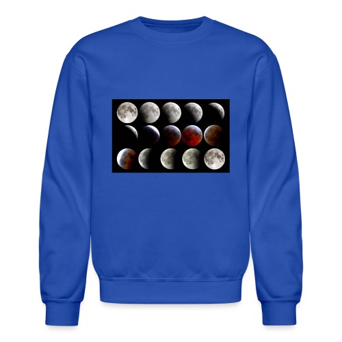 Lunar Eclipse Progression - Unisex Crewneck Sweatshirt