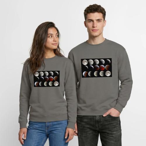 Lunar Eclipse Progression - Unisex Crewneck Sweatshirt