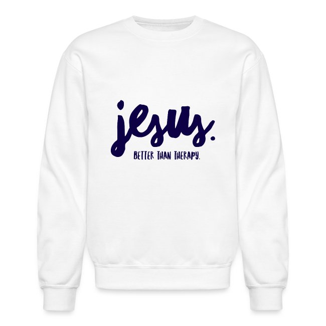 Jesus Better than therapy design 1 in blue
