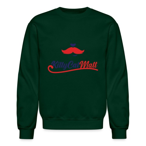Mustache Logo - Unisex Crewneck Sweatshirt