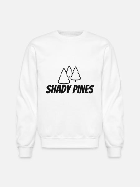 Shady Pines - Unisex Crewneck Sweatshirt - white