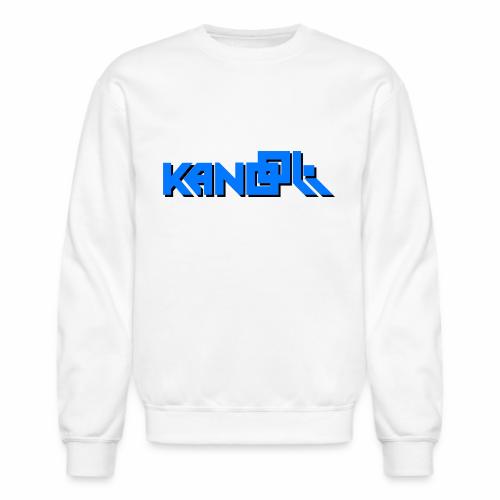 Blue Text Logo - Unisex Crewneck Sweatshirt