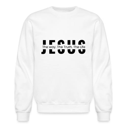 Jesus the Truth and the Life Bible Verse Merch - Unisex Crewneck Sweatshirt