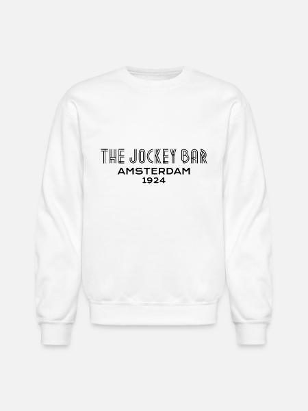 The Jockey Bar Amsterdam - Unisex Crewneck Sweatshirt - white