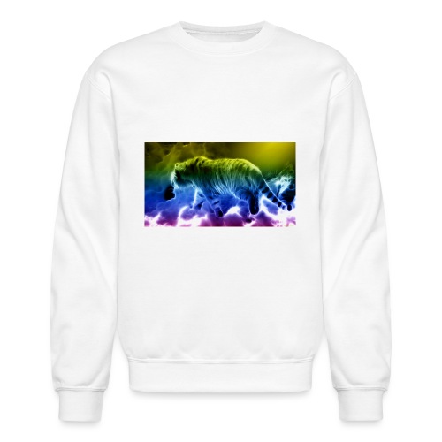 Tiger color line - Unisex Crewneck Sweatshirt