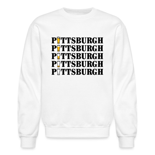 Beer in Pittsburgh - Unisex Crewneck Sweatshirt
