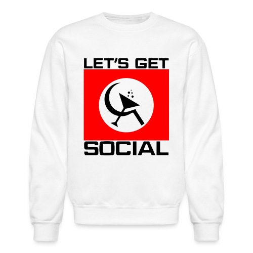 Let's Get Social as worn by Axl Rose - Unisex Crewneck Sweatshirt