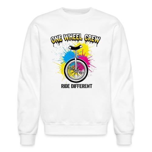 One Wheel Crew - Unisex Crewneck Sweatshirt