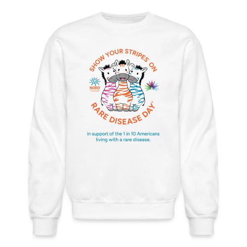Show Your Stripes for Rare Disease Day - Unisex Crewneck Sweatshirt