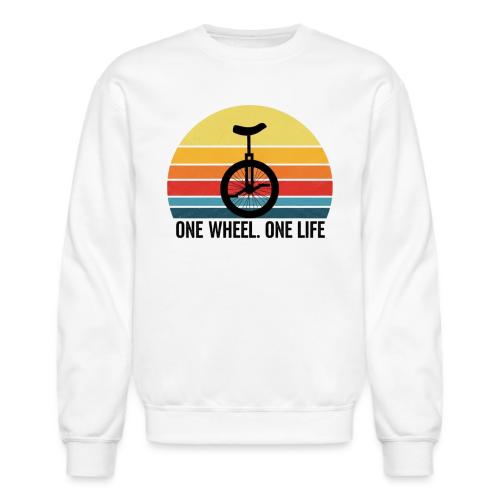 One Wheel. One Life - Unisex Crewneck Sweatshirt