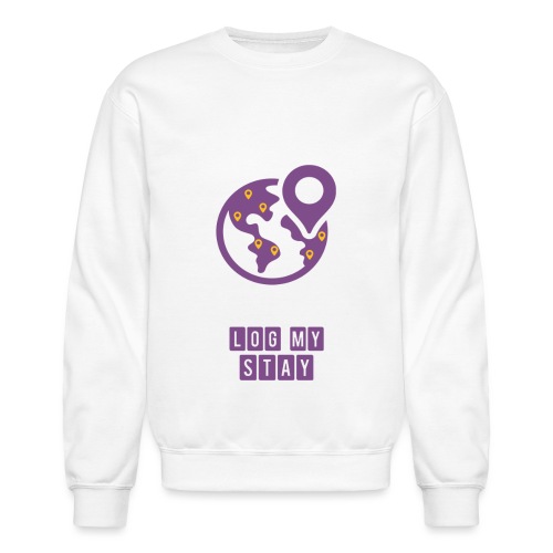 Purple logo - Unisex Crewneck Sweatshirt