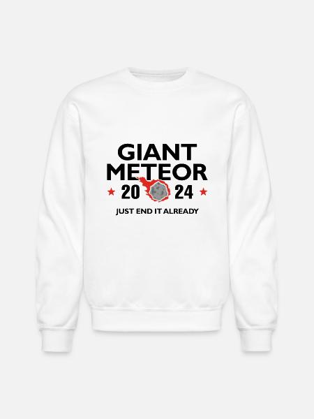 Giant Meteor 2024 - Unisex Crewneck Sweatshirt - white