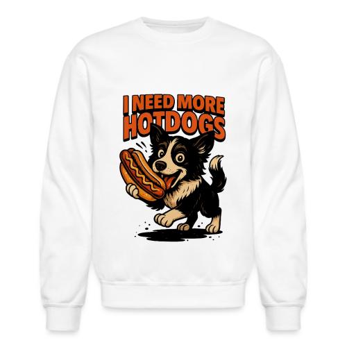 Funny Dog Hotdog Lover T-Shirt - Unisex Crewneck Sweatshirt