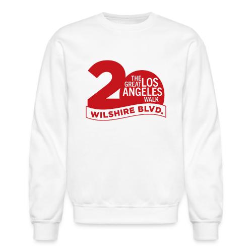The Great Los Angeles Walk 2025 (20th Anniv.-Red) - Unisex Crewneck Sweatshirt