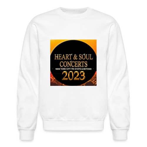 Heart & Soul Concerts brand Logo 2023 - Unisex Crewneck Sweatshirt