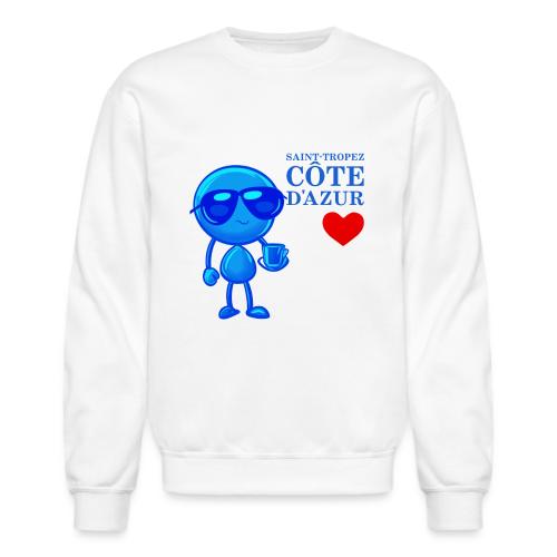 Smoon City_Saint Tropez Côte d'Azur - Unisex Crewneck Sweatshirt