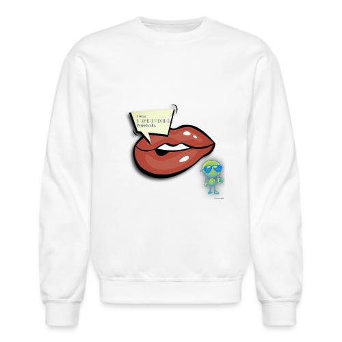 Smoon City_I wear lipstick - Unisex Crewneck Sweatshirt