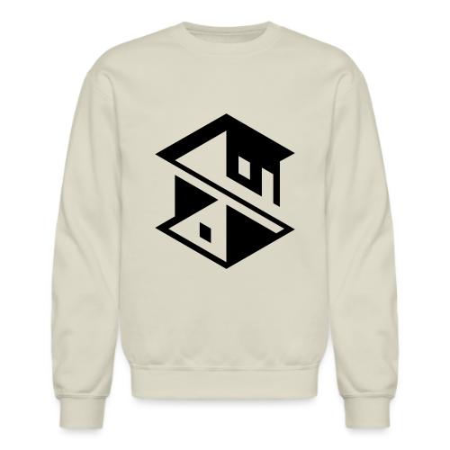 Unreal Estate Records Logo Black - Unisex Crewneck Sweatshirt