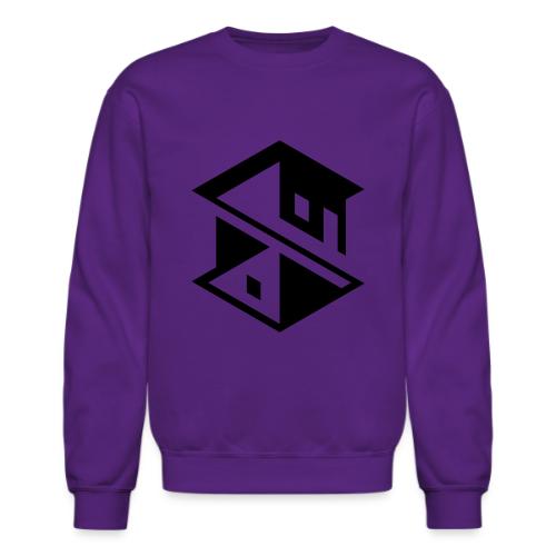 Unreal Estate Records Logo Black - Unisex Crewneck Sweatshirt