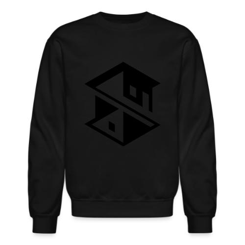 Unreal Estate Records Logo Black - Unisex Crewneck Sweatshirt