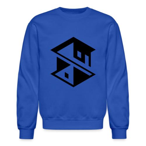 Unreal Estate Records Logo Black - Unisex Crewneck Sweatshirt
