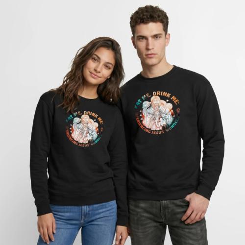 Eat Me Drink Me Podcast original logo - Unisex Crewneck Sweatshirt
