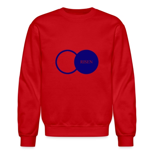 Risen design for t shirt blue - Unisex Crewneck Sweatshirt