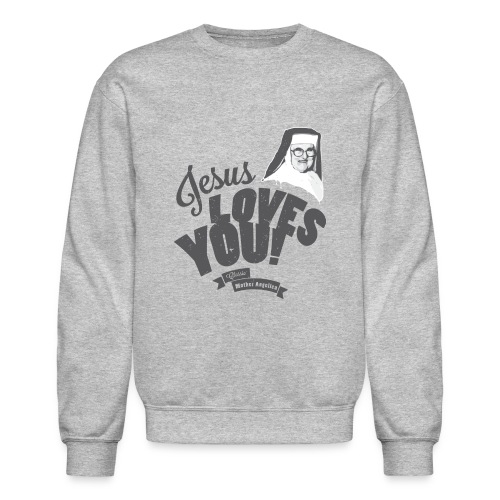 Classic Mother Angelica Dark - Unisex Crewneck Sweatshirt