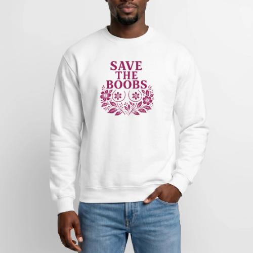 Save the boobs floral - Unisex Crewneck Sweatshirt
