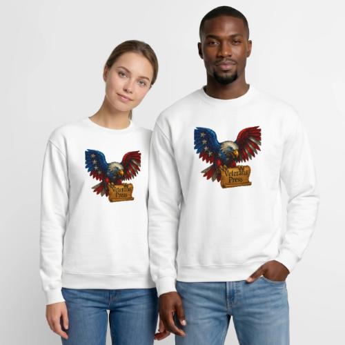 Veterans Press Bald Eagle - Unisex Crewneck Sweatshirt
