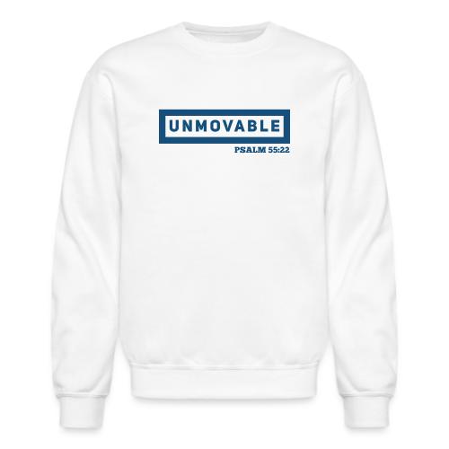 Unmovable: Psalm 55:22 - Unisex Crewneck Sweatshirt
