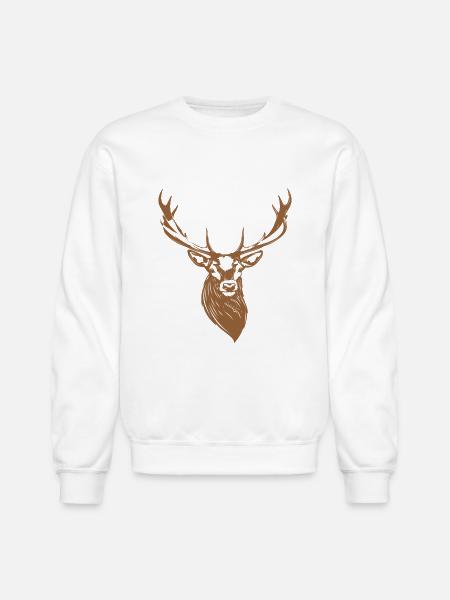 Nice Deer - Unisex Crewneck Sweatshirt - white