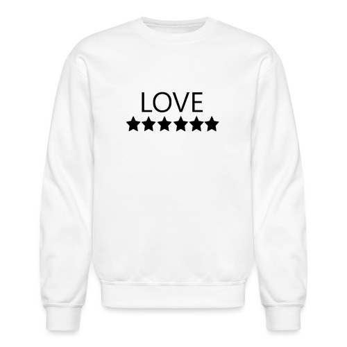 LOVE (Black font) - Unisex Crewneck Sweatshirt