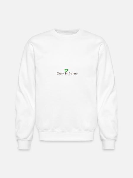 Green by Nature - Unisex Crewneck Sweatshirt - white