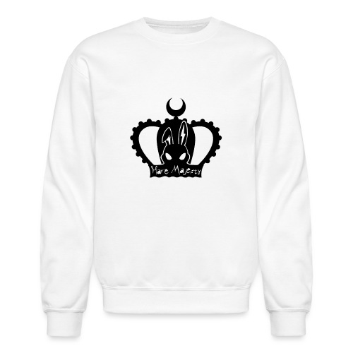 Hare Majesty (Black) - Unisex Crewneck Sweatshirt