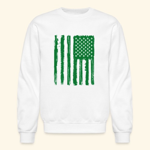 Free Denizens Legalize It US Cannabis Flag - Unisex Crewneck Sweatshirt