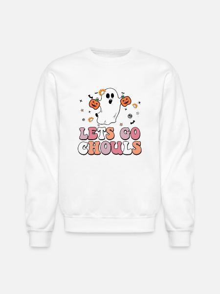 Lets go chouls - Unisex Crewneck Sweatshirt - white