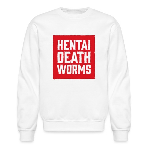 Death worm red solid - Unisex Crewneck Sweatshirt