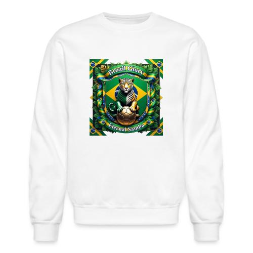 Brazil Jaguar Glory T-Shirt, Flag Pride Badge Gift - Unisex Crewneck Sweatshirt