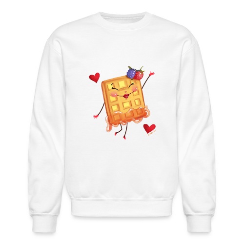 Anthropomorphic Waffle - Unisex Crewneck Sweatshirt