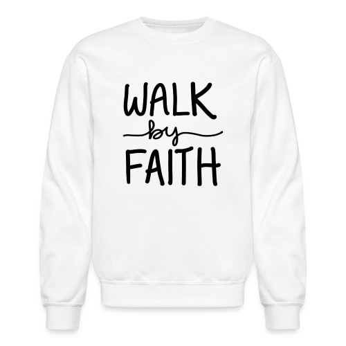 Walk by Faith Design - Unisex Crewneck Sweatshirt