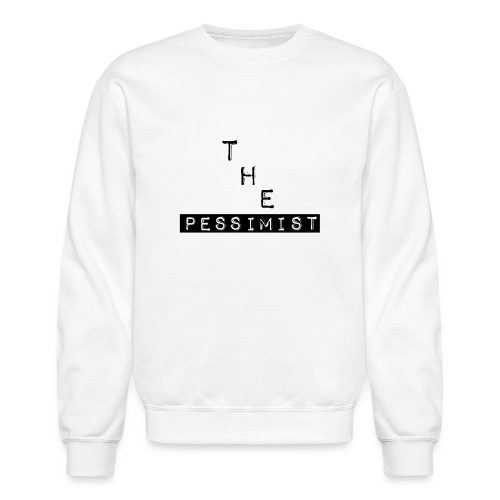 The Pessimist Abstract Design - Unisex Crewneck Sweatshirt
