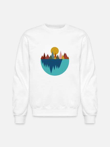 Mirror Lake - Unisex Crewneck Sweatshirt - white