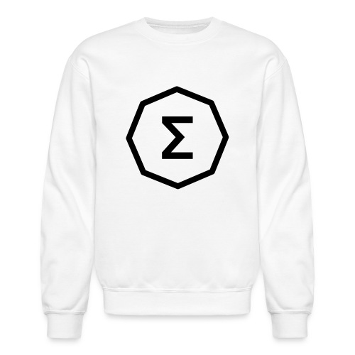 Ergo Symbol White - Unisex Crewneck Sweatshirt