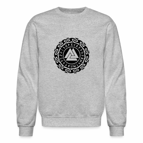 Viking Rune Valknut Wotansknot Gift Ideas - Unisex Crewneck Sweatshirt