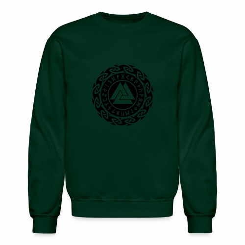 Viking Rune Valknut Wotansknot Gift Ideas - Unisex Crewneck Sweatshirt