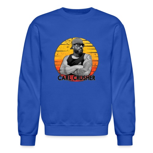 Carl Crusher Sunset Circle - Unisex Crewneck Sweatshirt