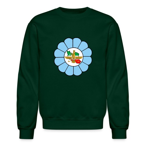 Faravahar Iran Lotus Colorful - Unisex Crewneck Sweatshirt